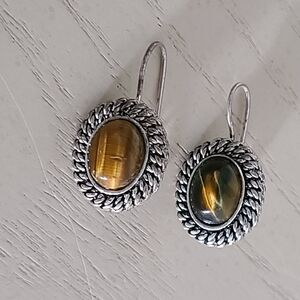 SALE! Avon Vintage Tigers Eye Earrings